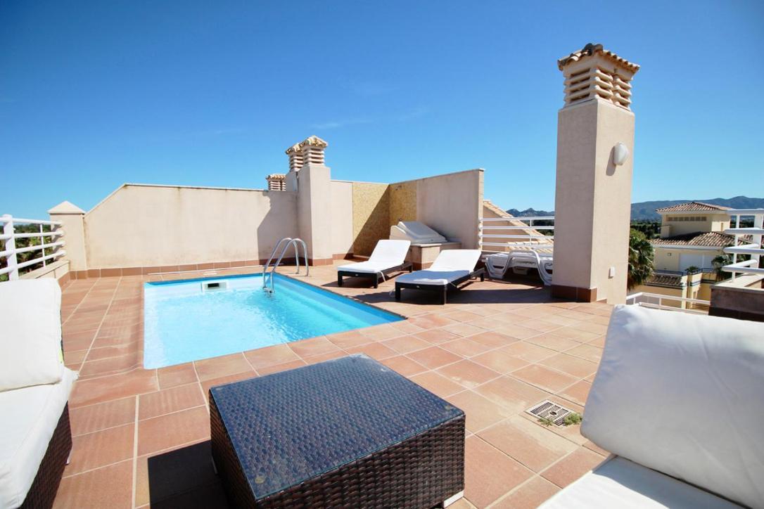 Апартаменти Atico Con Piscina Privada En Primera Linea Денія Екстер'єр фото